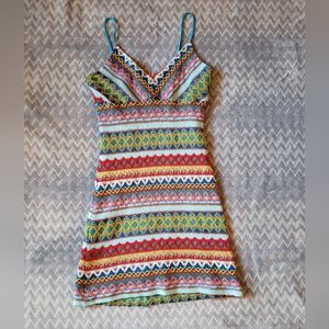 Embroidered mini dress